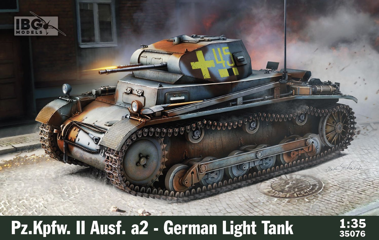 IBG 1/35 Pz.Kpfw.II Ausf.A2 - German Light Tank Scale Model IBG Models