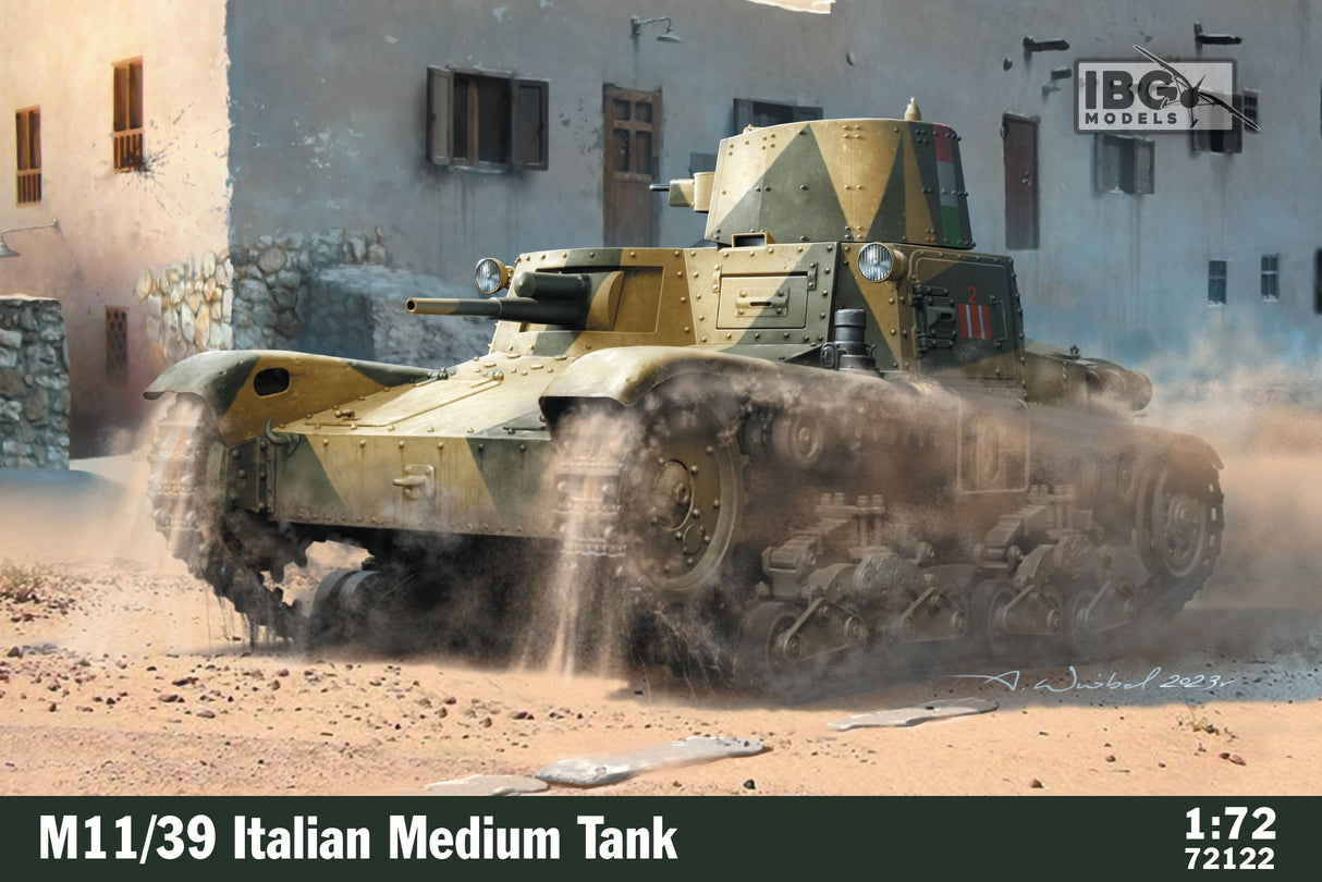 IBG 1/72 M11/39 Italian Medium Tank Scale Model IBG Models