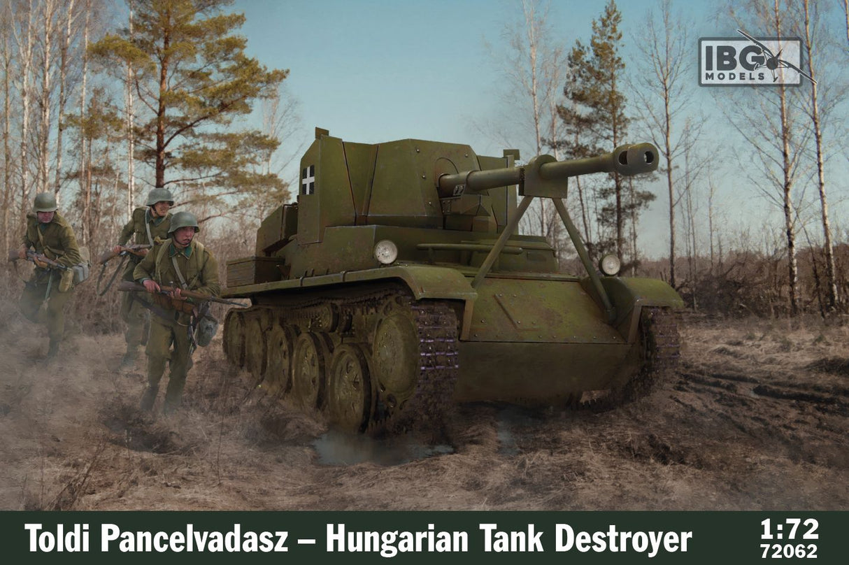 IBG 1/72 Toldi Hungarian Tank Destroyer Scale Model IBG Models