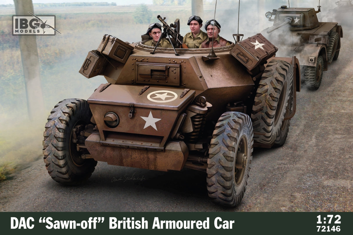 IBG 1/72 DAC "Sawn-off" British Armoured Car Scale Model IBG Models
