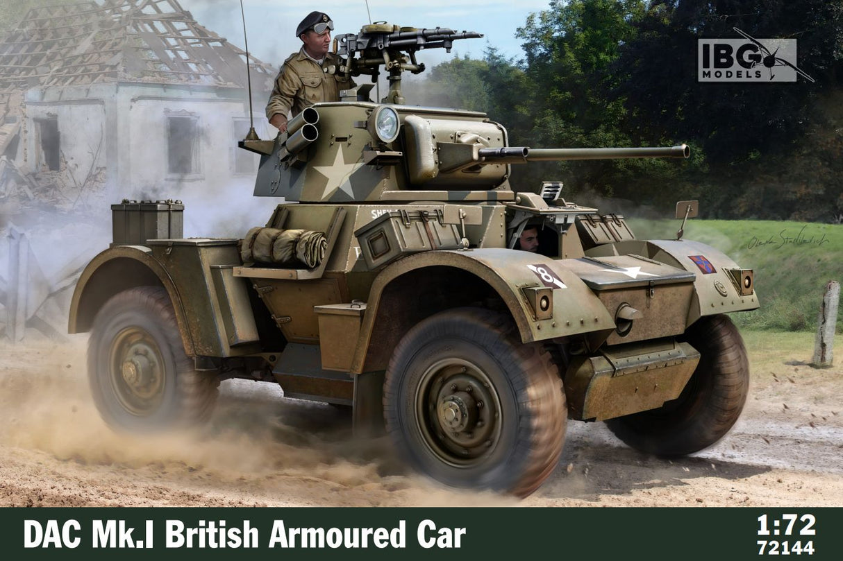 IBG 1/72 DAC Mk.I British Armoured Car Scale Model IBG Models
