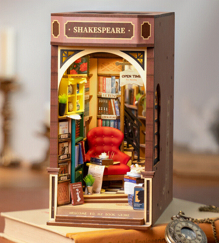 Rolife 3D Book Nooks and Bookends Homeware Rolife Book Store