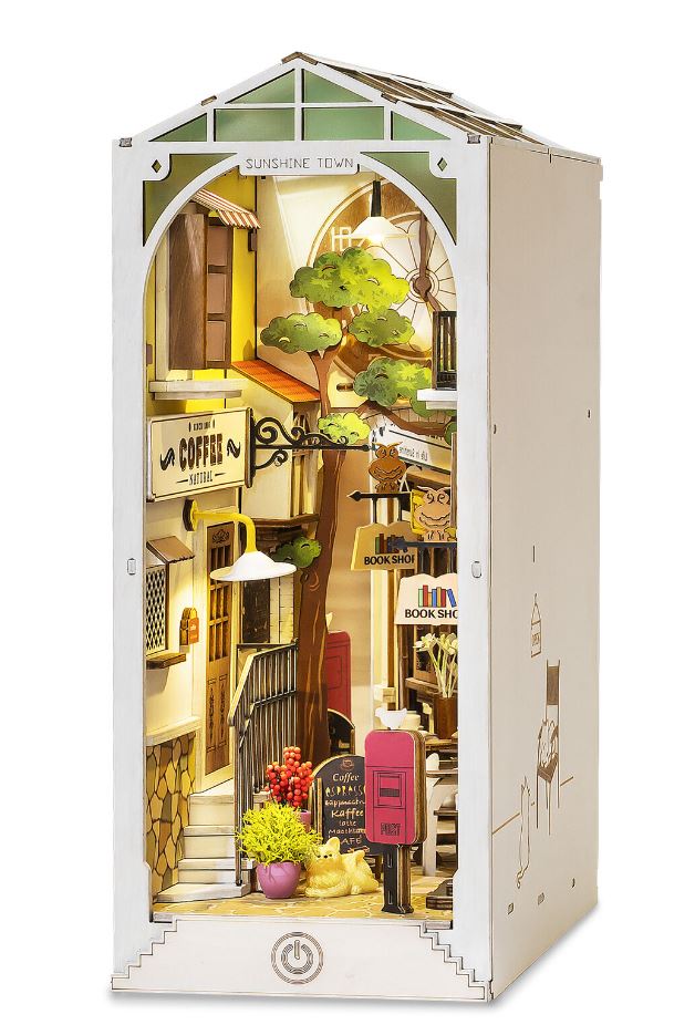 Rolife 3D Book Nooks and Bookends Homeware Rolife Sunshine Town