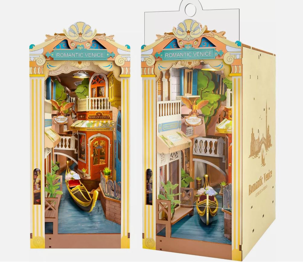 Rolife 3D Book Nooks and Bookends Homeware Rolife Romantic Venice.