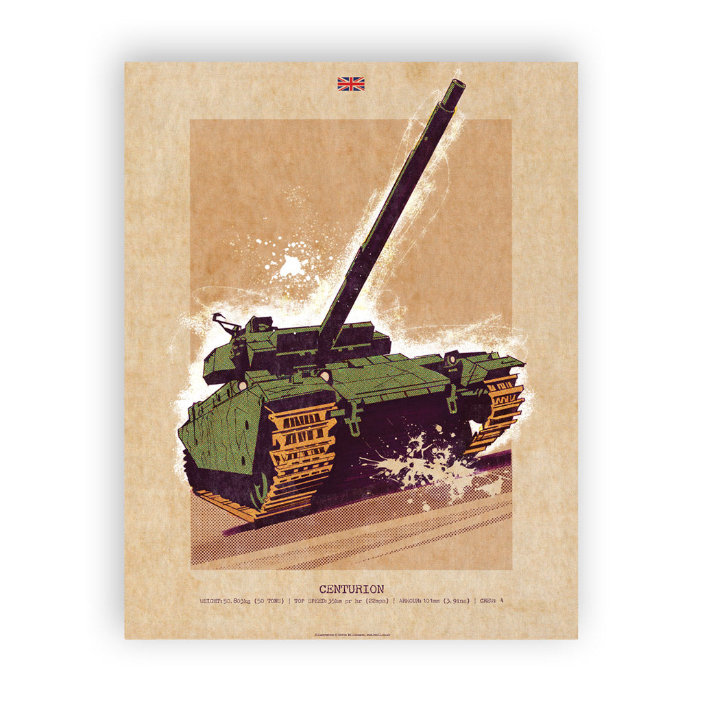 Art Print: Centurion Tank Print Wall Art On Demand Star Editions 11x14" No Frame