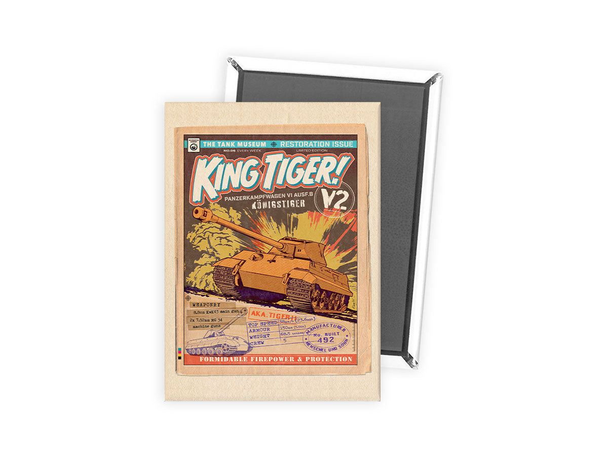 King Tiger V2 Magnet (CHECK) Fridge Magnet Star Editions Ltd