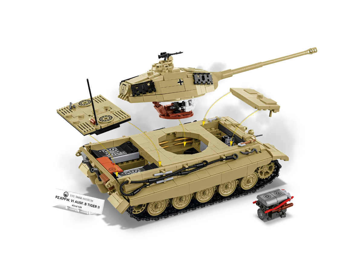 Pre-Order: Cobi King Tiger V2 1/28 Scale