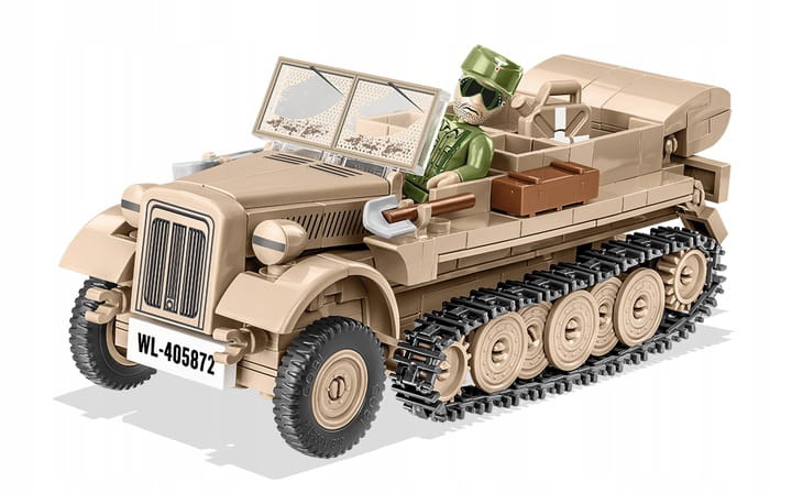 Cobi Sd.Kfz. 10 Demag D7 Brick Model Kit Cobi