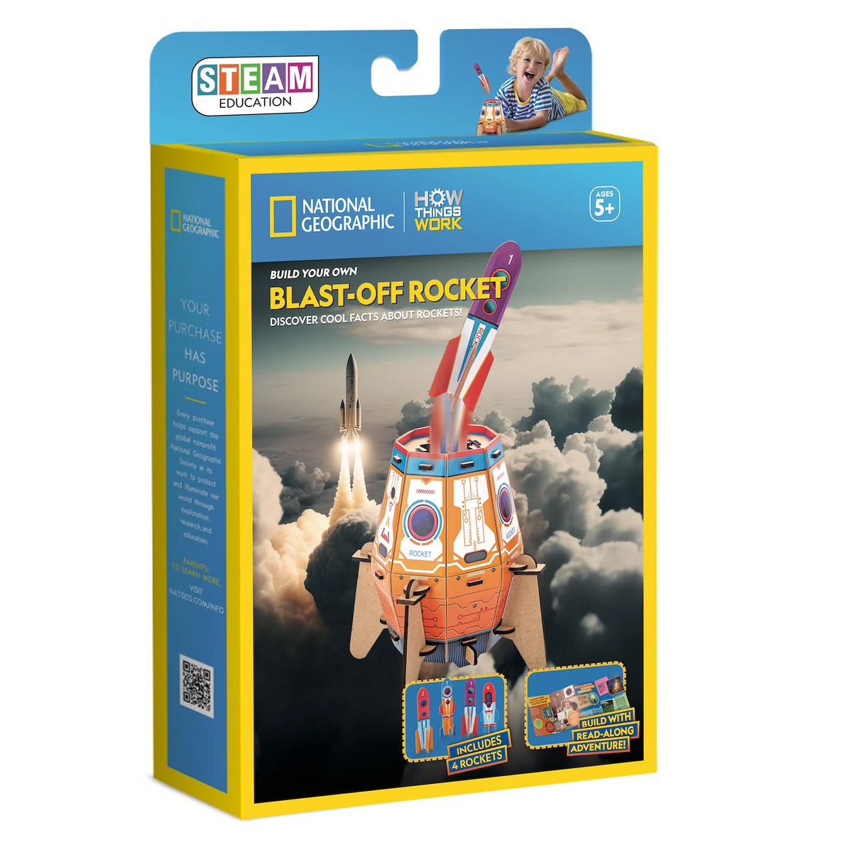 How Things Work STEM - Blast Off Rocket Toy University Games