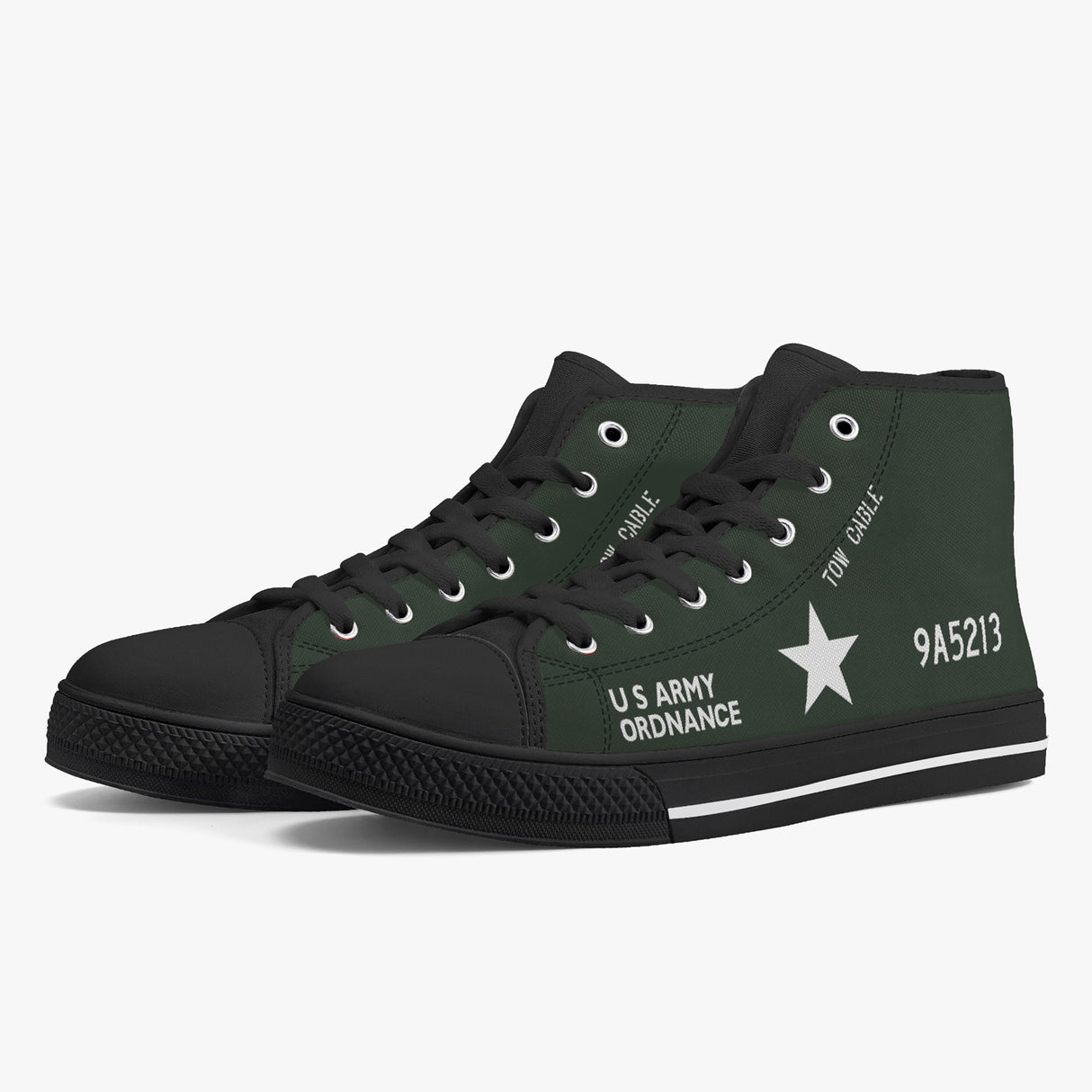 M48 Patton High Top Canvas Trainer Footwear I Love A Hanger