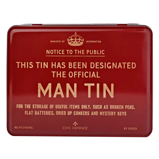 Civil Defence Official Man Tin Homeware Widdop Bingham