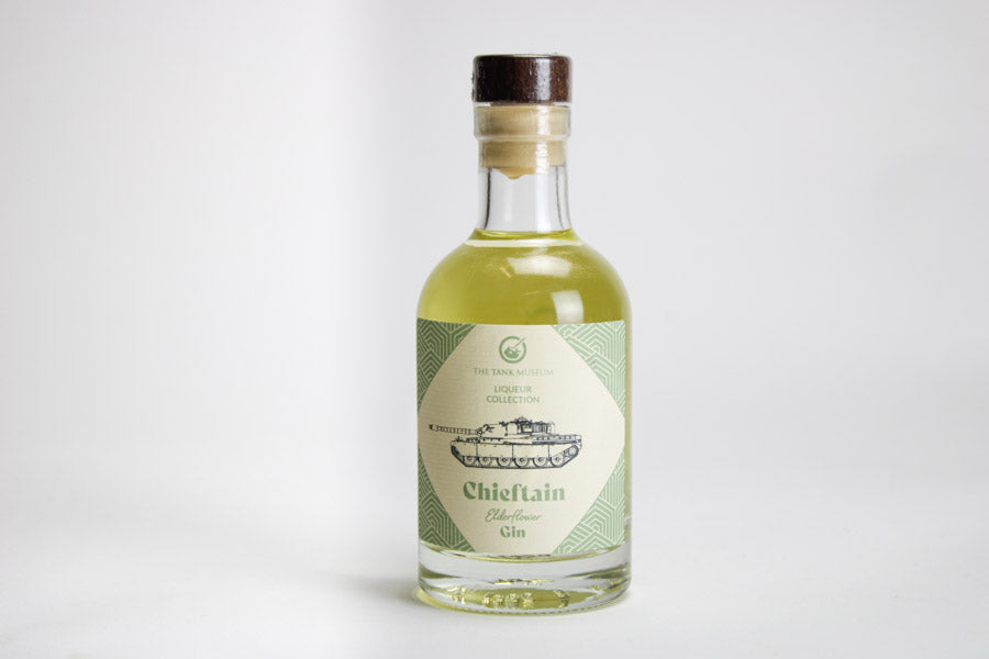 Tank Museum Liqueur - Chieftain Elderflower Gin Drink Friary Vintners LTD