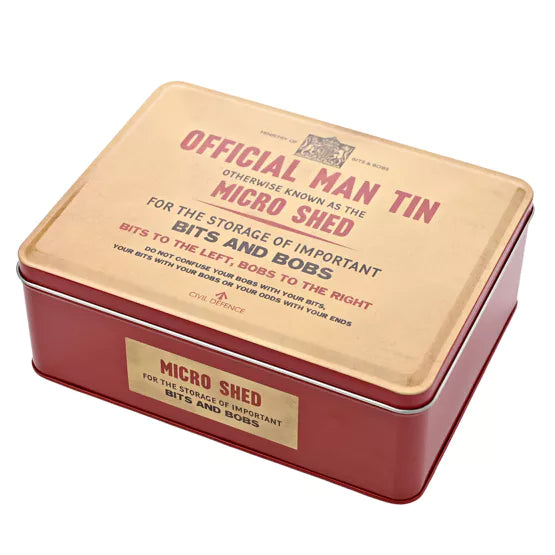 Civil Defence Micro Shed Tin Homeware Widdop Bingham