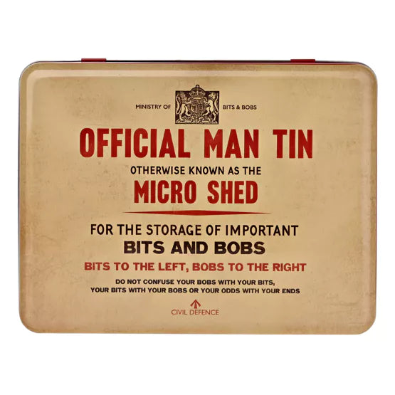 Civil Defence Micro Shed Tin Homeware Widdop Bingham