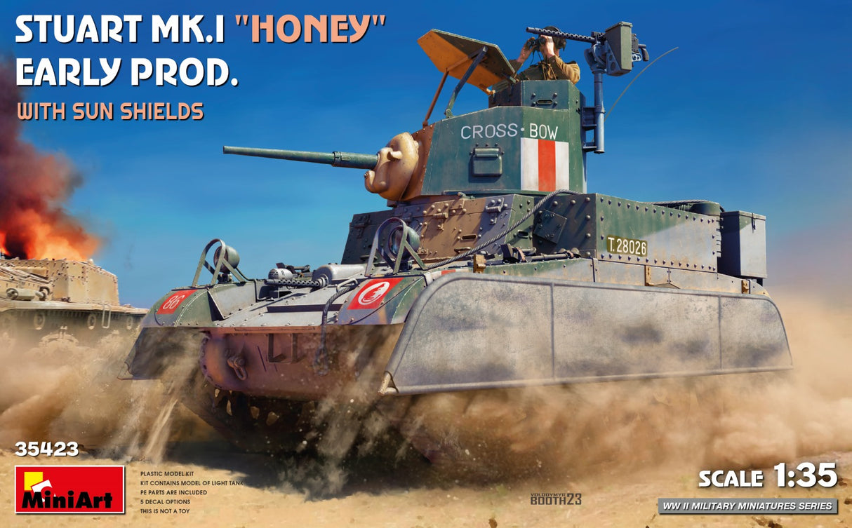 Miniart 1/35 Stuart Mk.I Honey,Early Prod w/ Sun Shield.