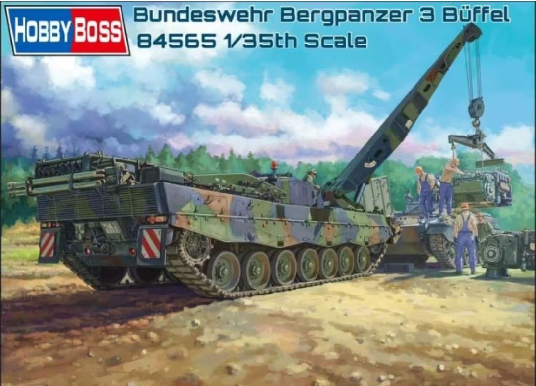 Hobbyboss 1/35 Bergepanzer BPz3 Buffalo 3 Scale Model Hobby Boss