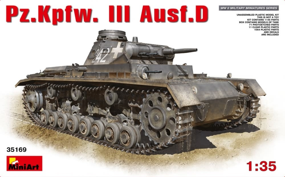MiniArt 1/35 Pz.Kpfw.III Ausf.D