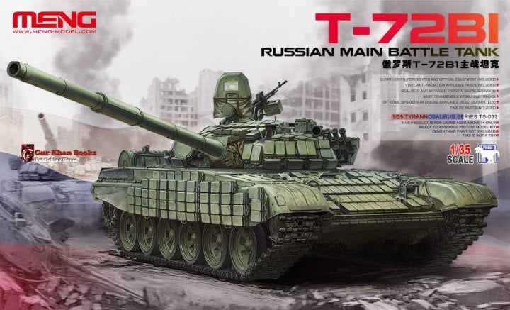 Meng 1/35 T-72B1 Russian MBT.