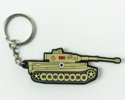 Tiger Tank PVC Keyring Keyring The London Toy Company