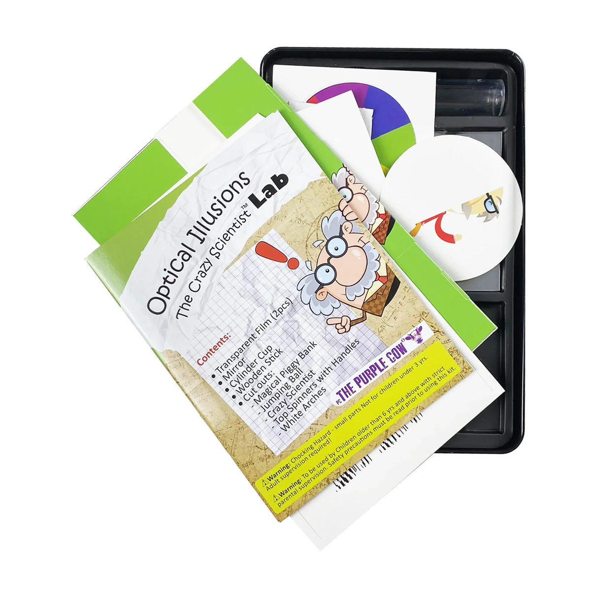 The Crazy Scientist: Optical Illusions Game University Games