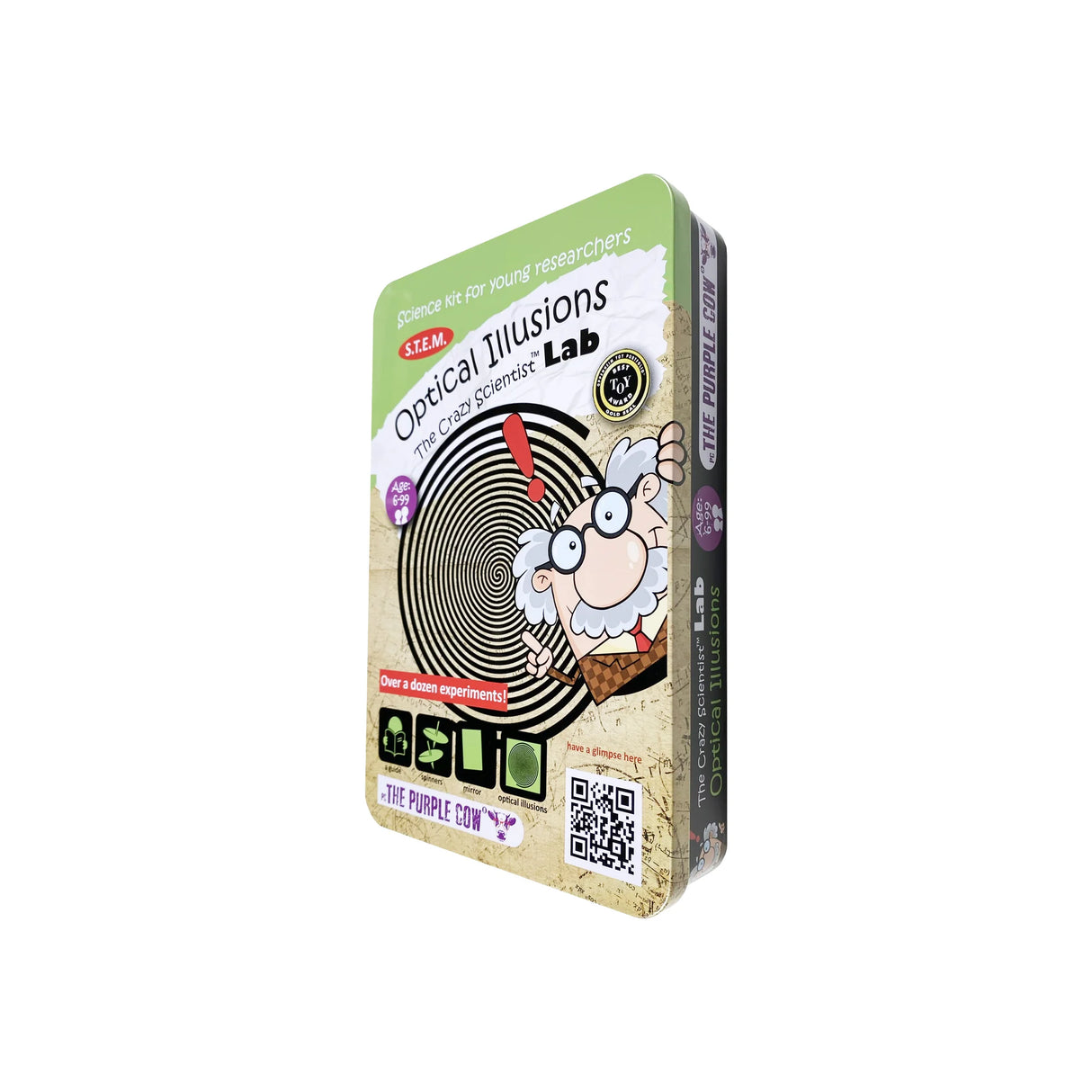 The Crazy Scientist: Optical Illusions Game University Games