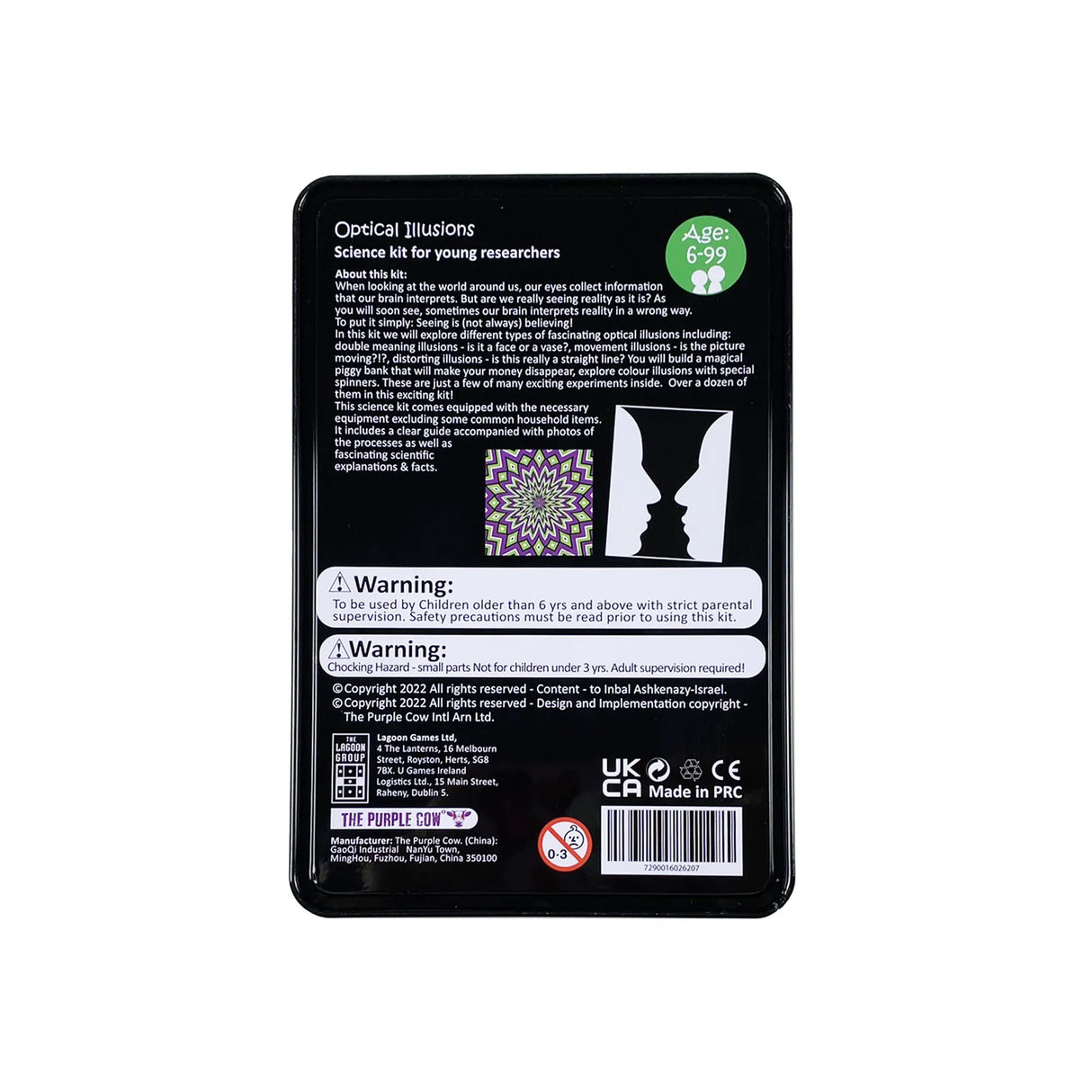 The Crazy Scientist: Optical Illusions Game University Games