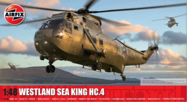 Airfix 1/48 Westland Sea King HC 4 Brick Model Kit Airfix