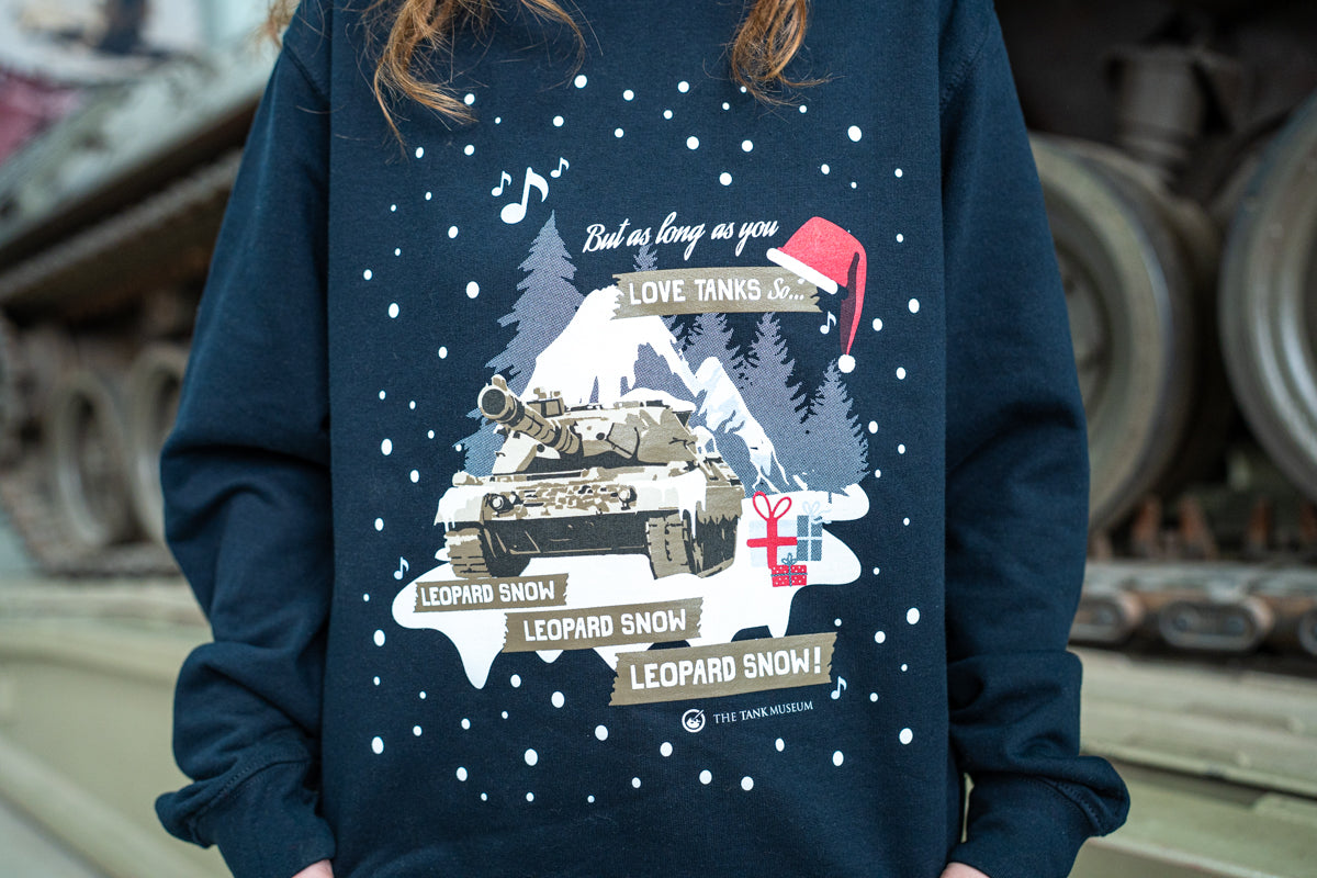 Leopard Snow Christmas Sweater
