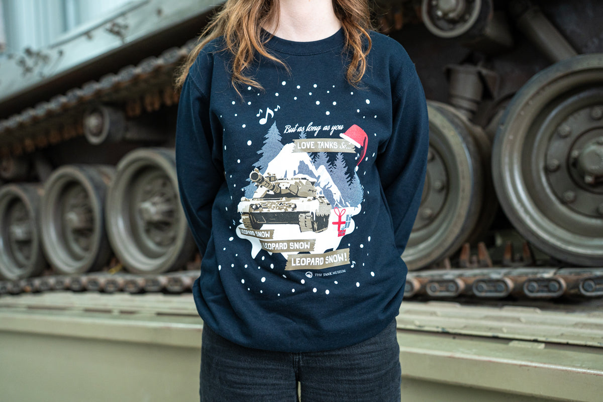 Leopard Snow Christmas Sweater