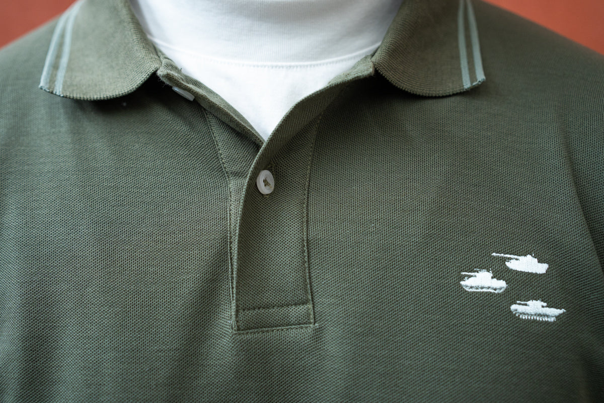 Classic Embroidered Tanks Polo Shirt