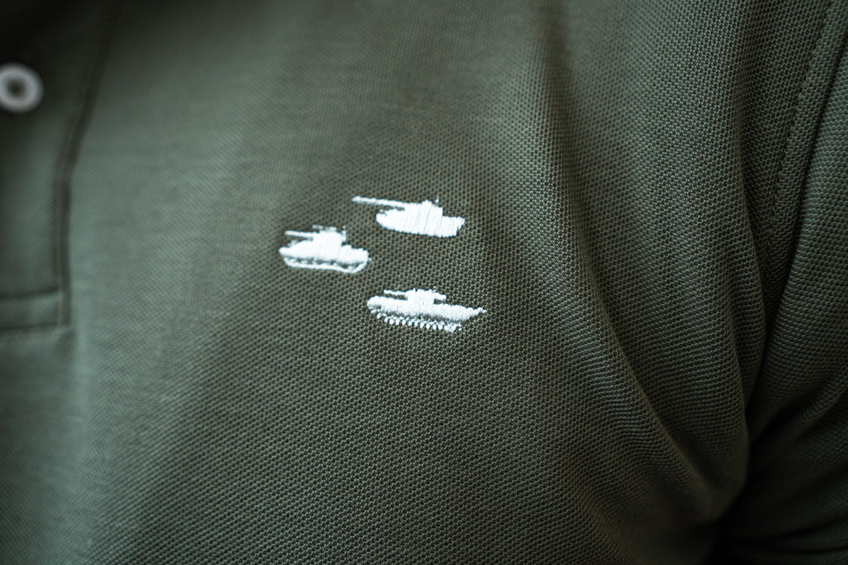 Classic Embroidered Tanks Polo Shirt