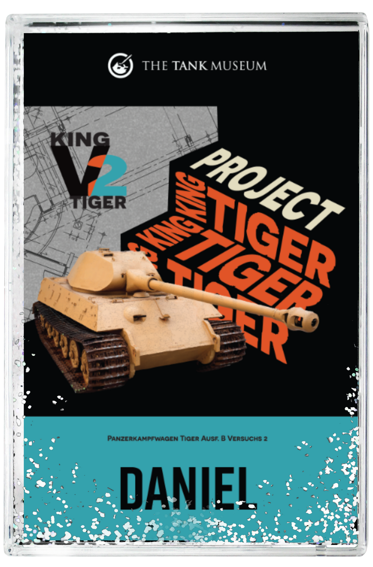 King Tiger V2 Glitter Block Homeware My Moments