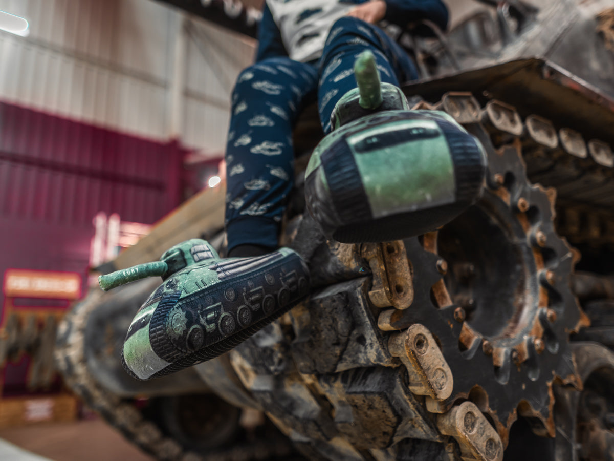 Sherman Fury Tank Slippers Slippers The Gift Scholars