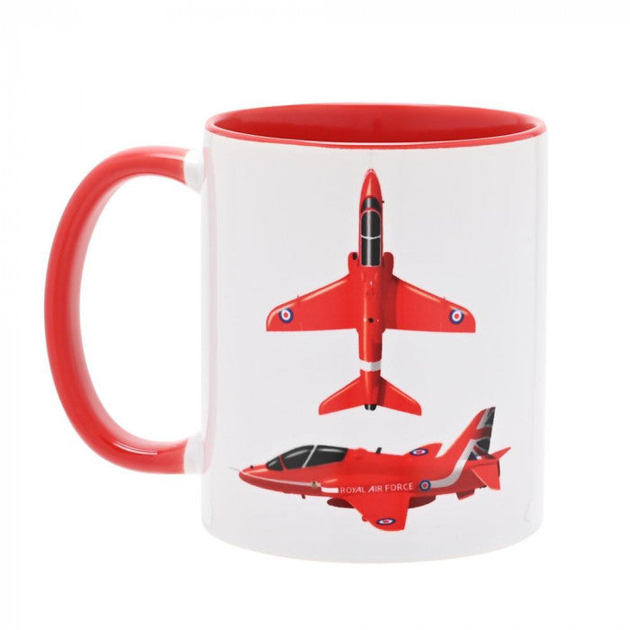 RAF Printed Mug - Red Arrows Mug Widdop Bingham