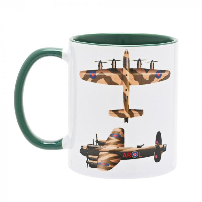 RAF Printed Mug - Lancaster Mug Widdop Bingham