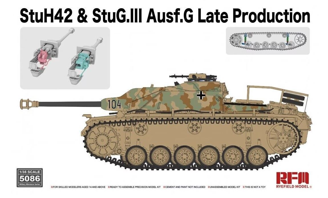Ryefield Model 1/35 StuH42 and StuG.III Ausf.G Late Prod