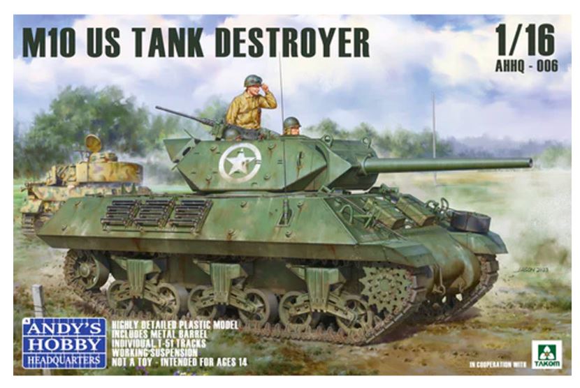 Takom 1/16 US M10 Tank Destroyer
