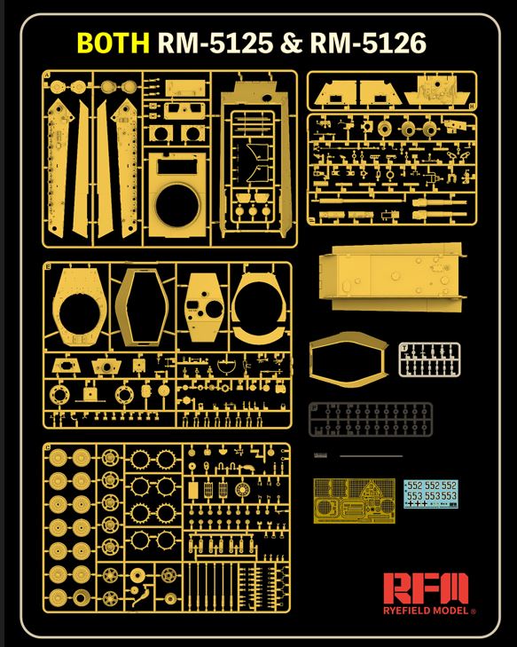 Ryefield SDKFZ 182 Tiger AUSF B King Tiger Standard Version Scale Model Ryefield