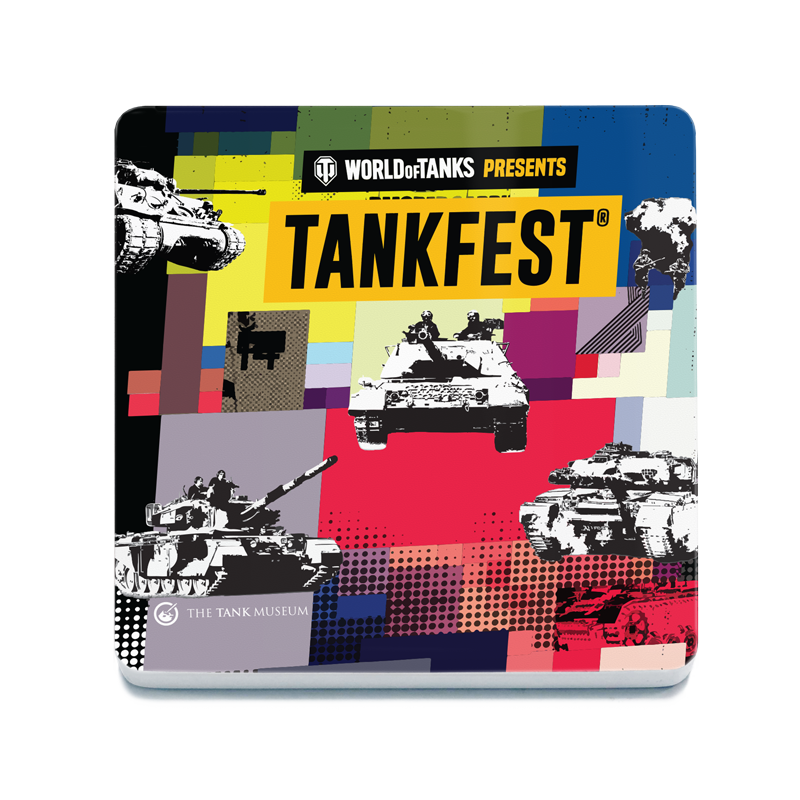 TANKFEST 2025 Coaster Coaster The Original Metal Sign Co