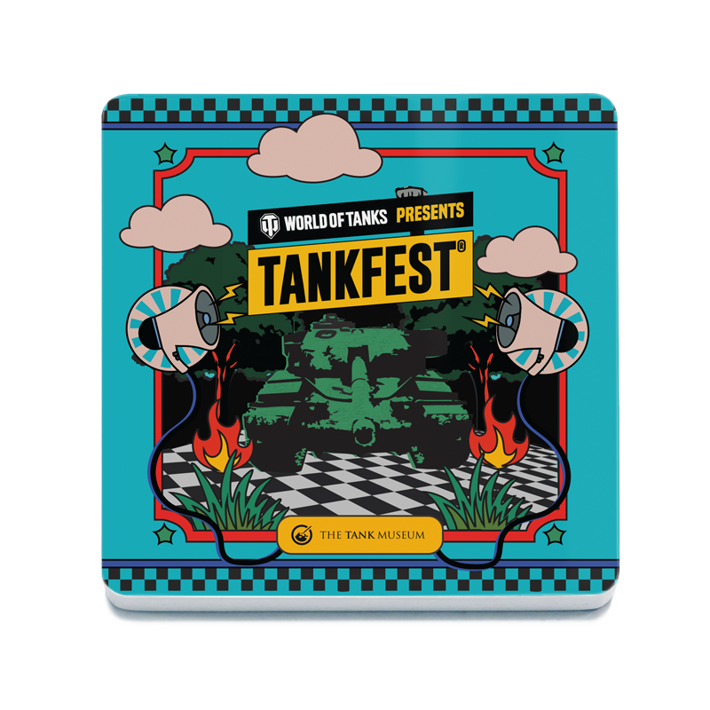 TANKFEST 2026 Coaster Coaster The Original Metal Sign Co