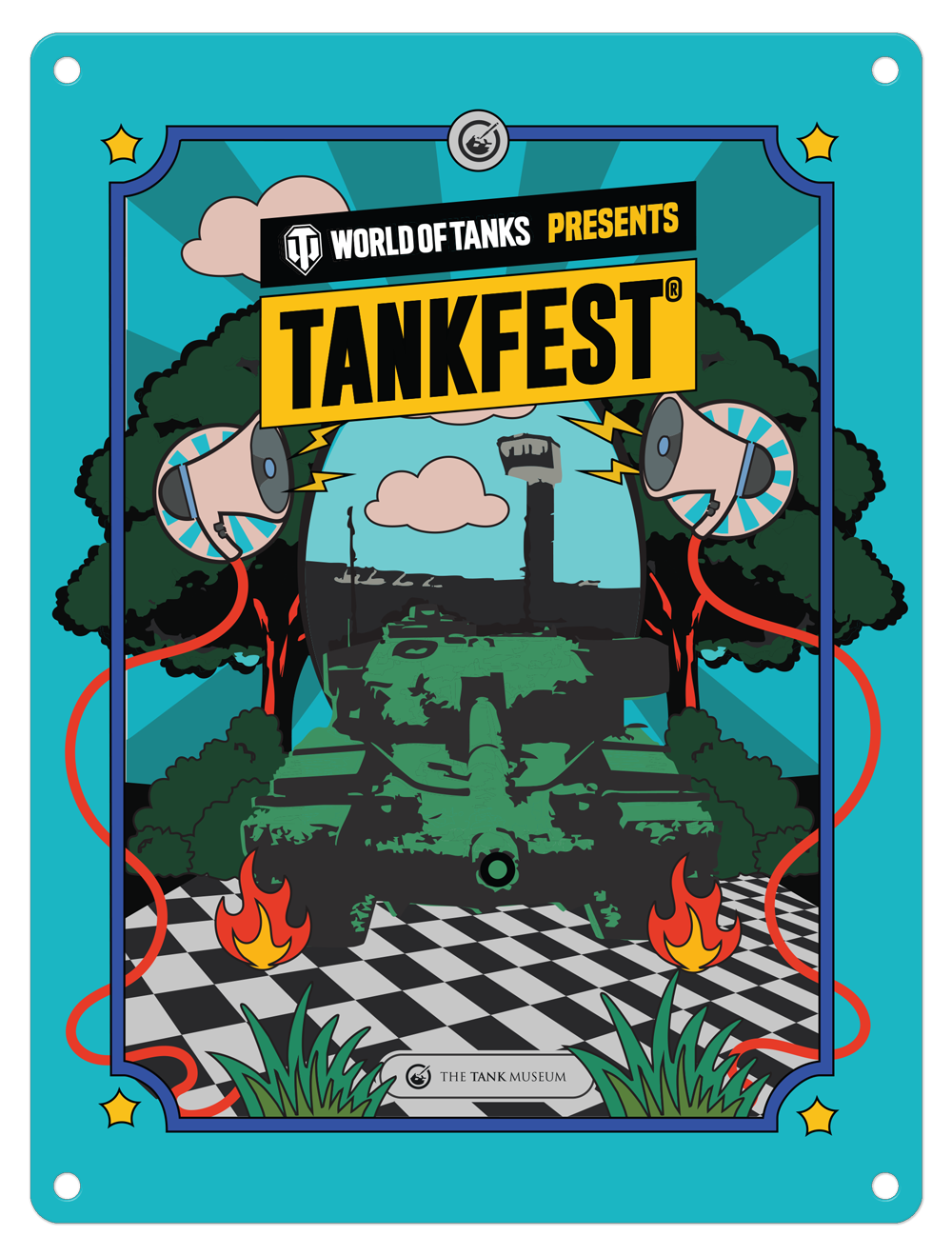 TANKFEST 2026 Small Metal Sign Homeware The Original Metal Sign Co