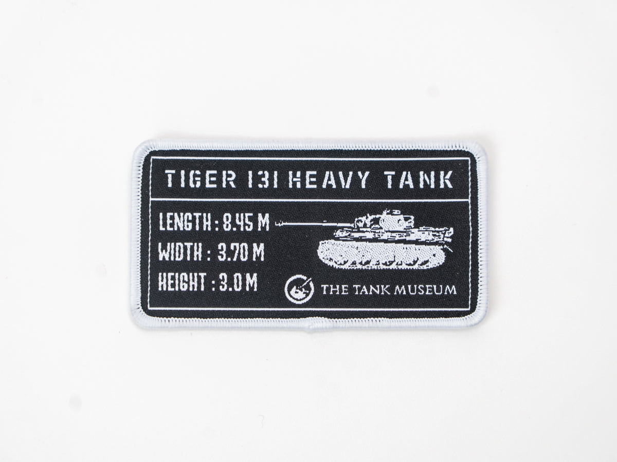 Tiger 131 Heavy Tank Iron on Badge Iron On Badge T and F