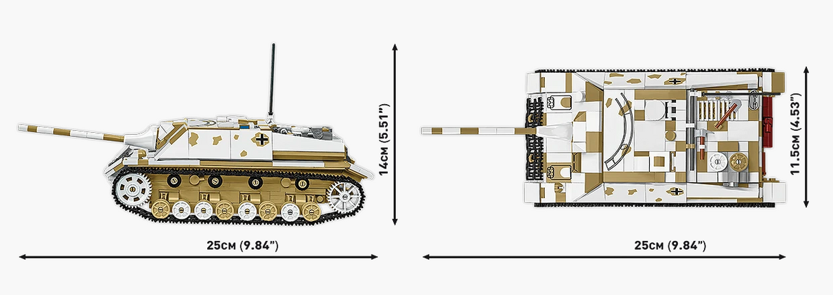 Cobi 1/28 Jagdpanzer IV / 70 Brick Model Kit Cobi