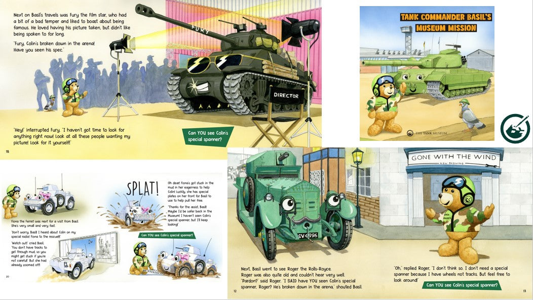 Commander Bear Basil's Gift Selection Book The Tank Museum