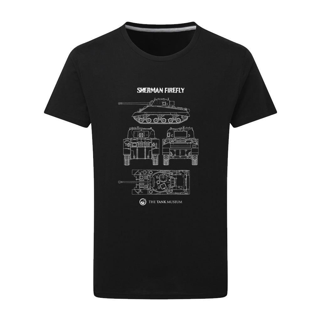 Sherman Firefly Blueprint T-Shirt T-Shirt On Demand Star Editions