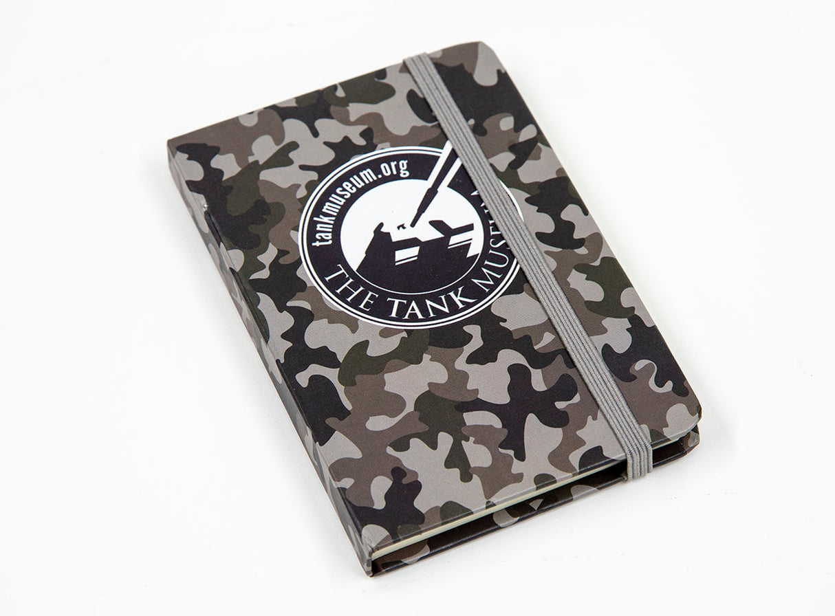 Tank Museum Notebooks Stationery Stands Out Ltd Camo and Logo