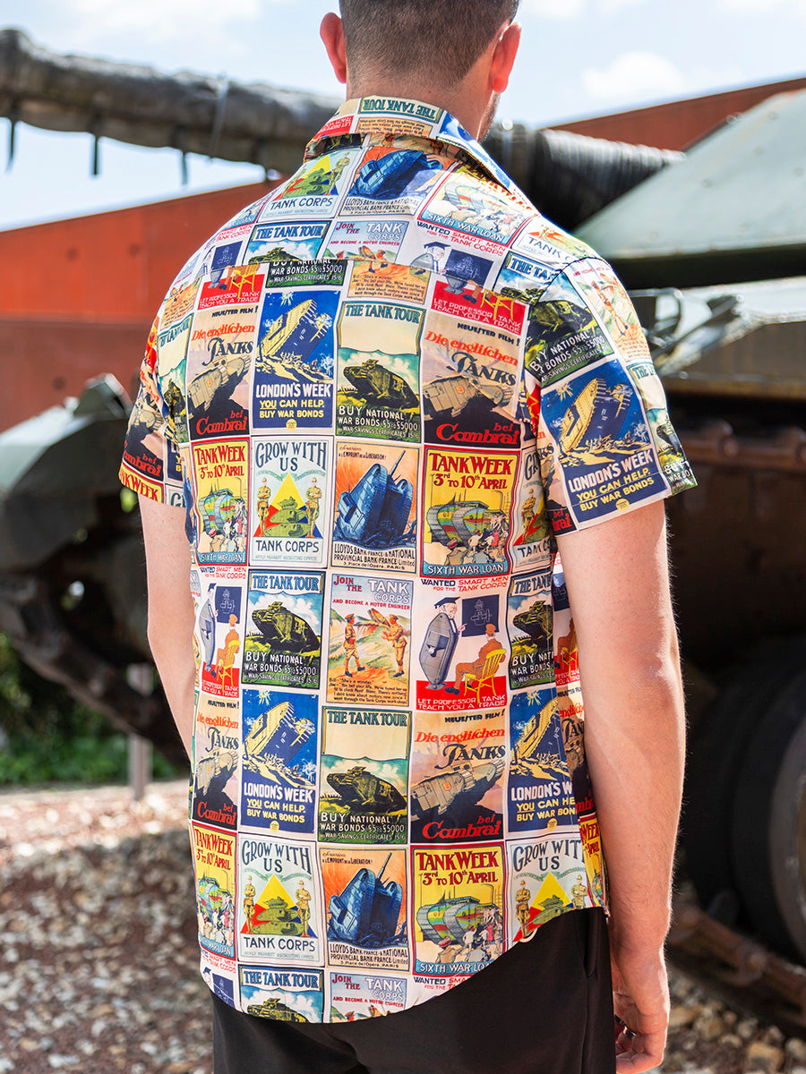 Vintage Hawaiian Shirt Shirt T and F