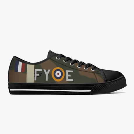 Eric Lock Spitfire Low Top Canvas Trainer