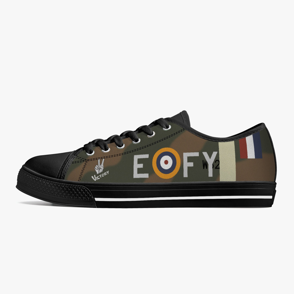 Eric Lock Spitfire Low Top Canvas Trainer Footwear I Love A Hanger