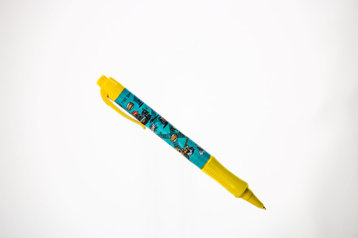 Tank Character Pen Stationery Emblem